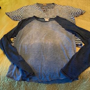 2 mens lucky brand true indigo shirts
